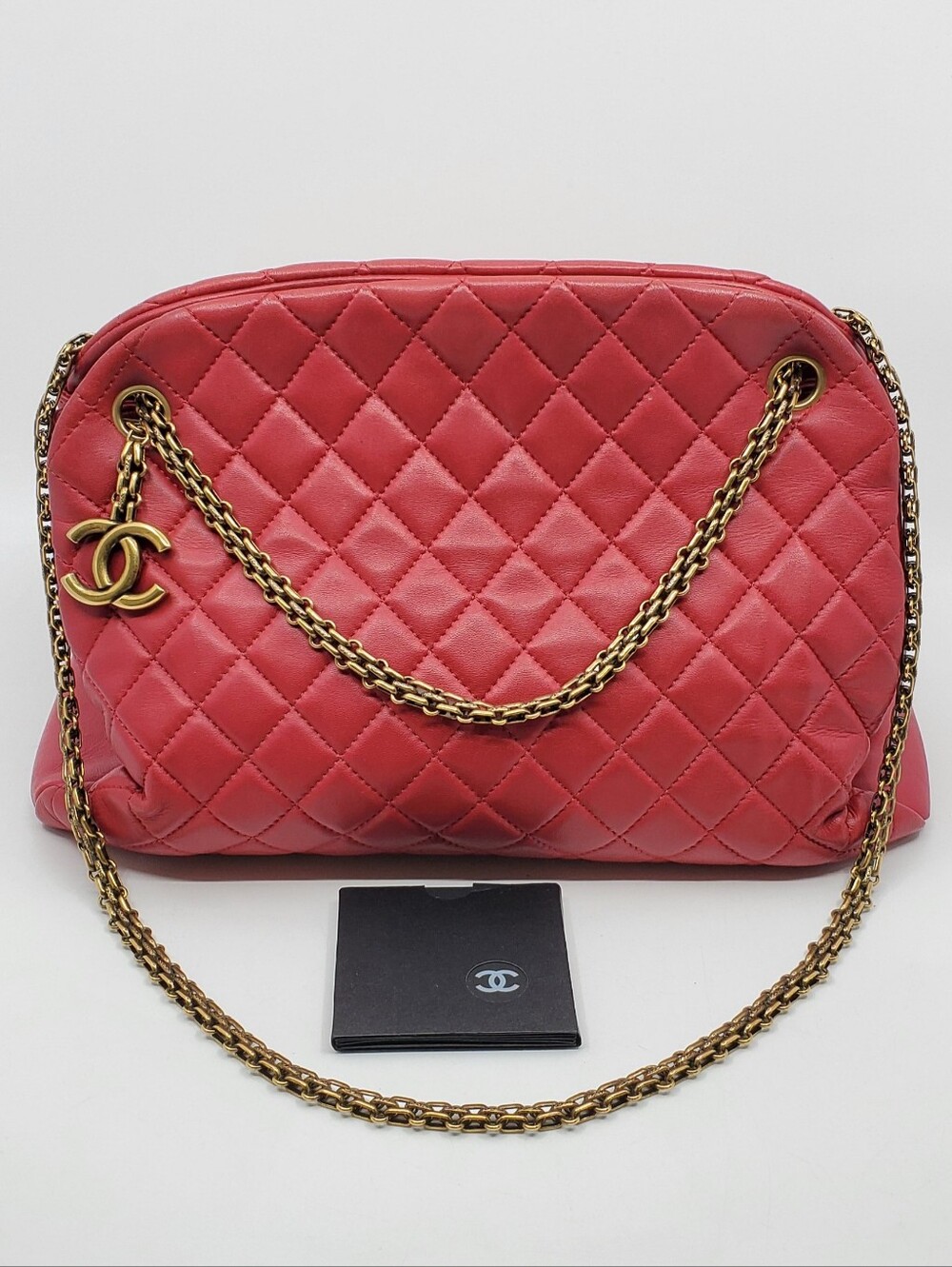 Chanel 2011 Lambskin Quilted Medium Just Mademoiselle.